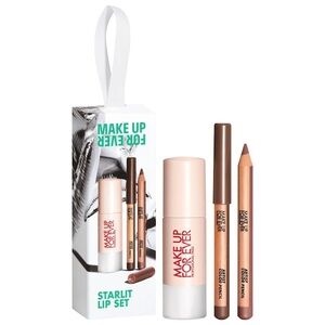 Makeup Forever Starlit Lip Set 3 Pc LtdEd 2 Pencils+1 LipGloss NEW IN BOX!